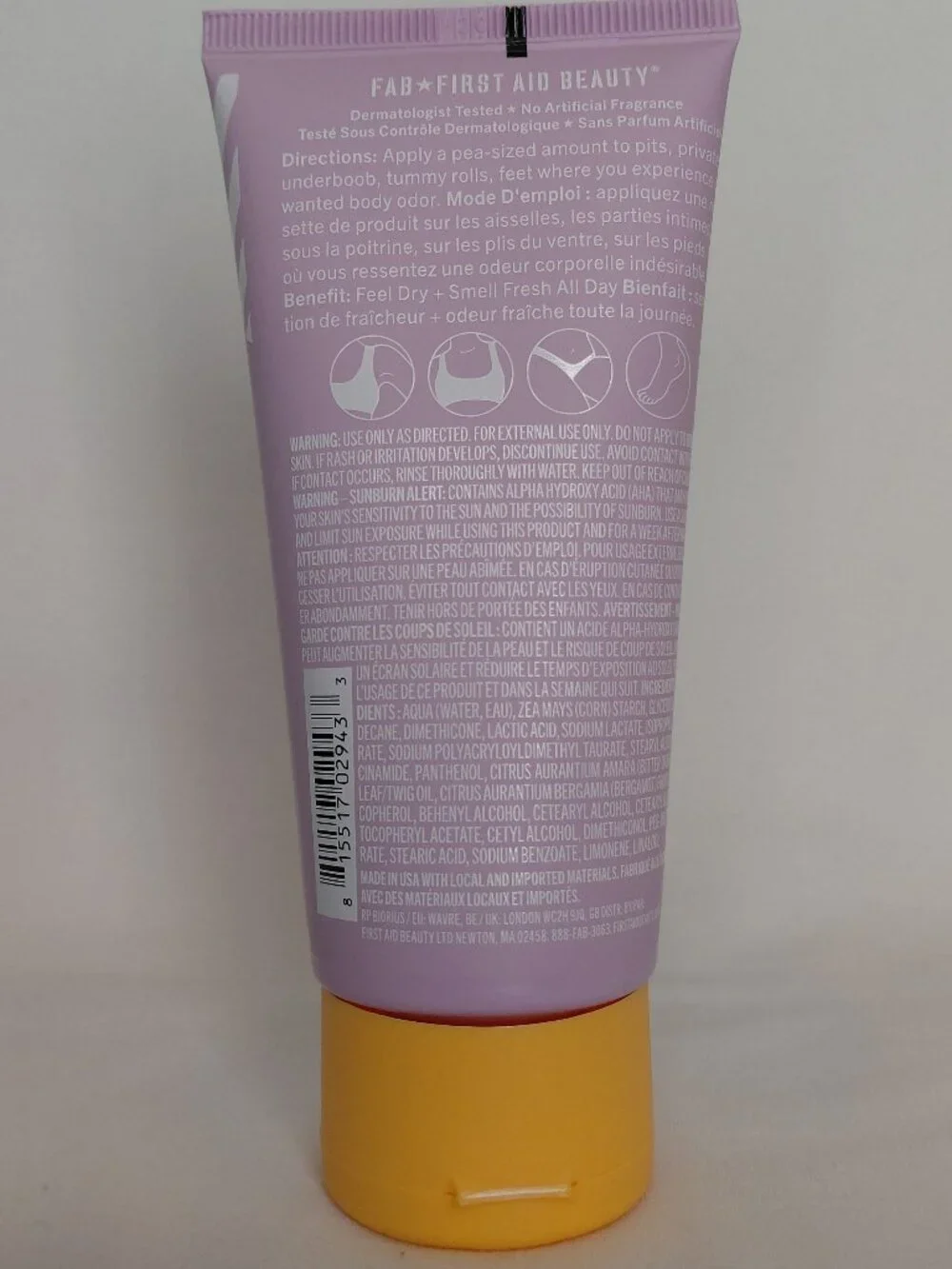 First Aid Beauty - Whole Body Deodorant Cream